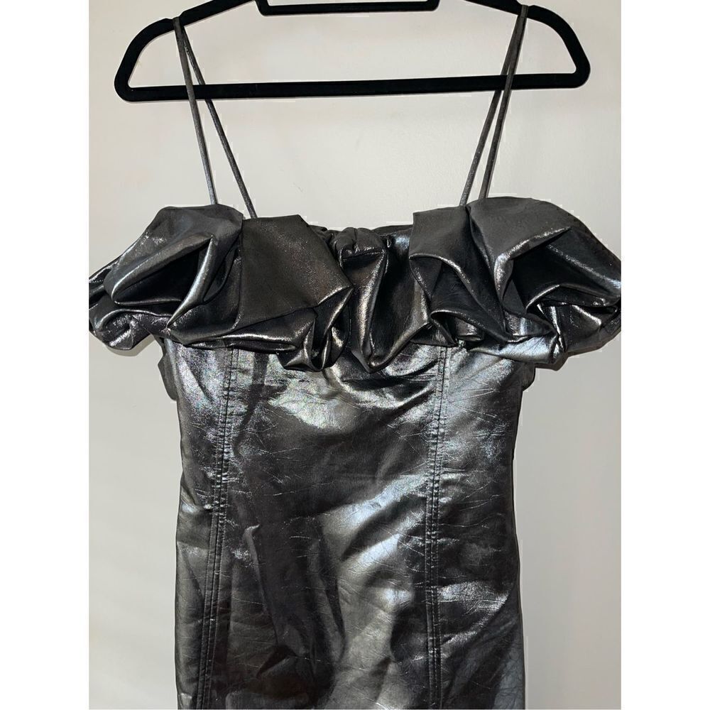 Zara Voluminous Short Dress Size Small - Picture 9 of 9